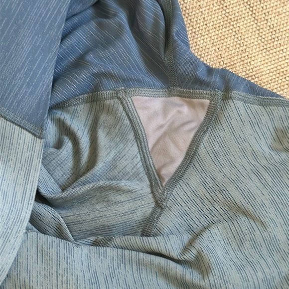 Outdoor Voices TechSweat 3/4 Two-Tone Leggings Slate/Provincial Blue Size S - Picture 6 of 8